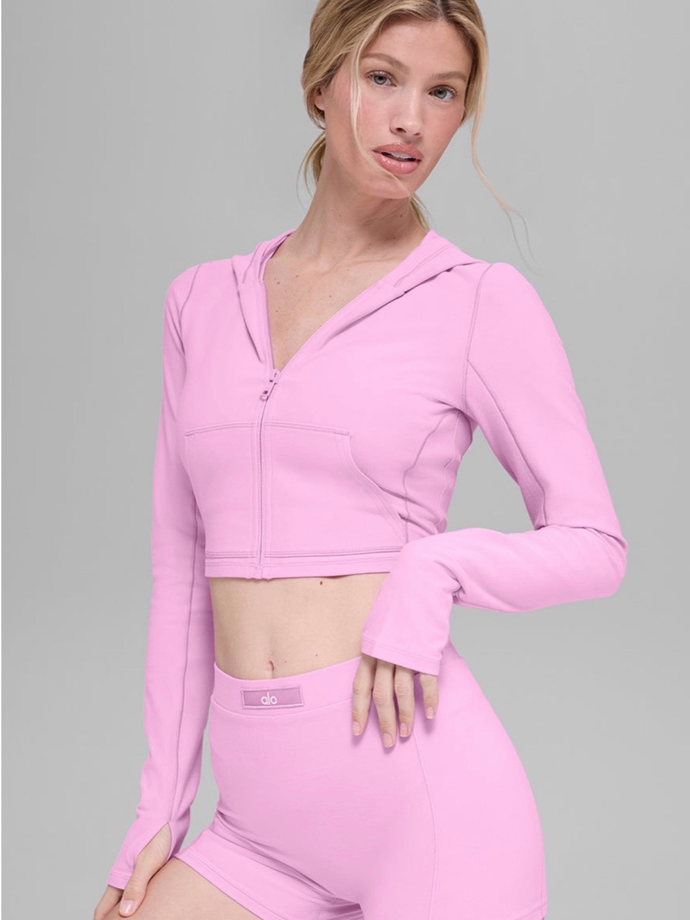 Alo Yoga Alosoft Sincere 3-Piece Set Candy Heart Pink | S | NWT